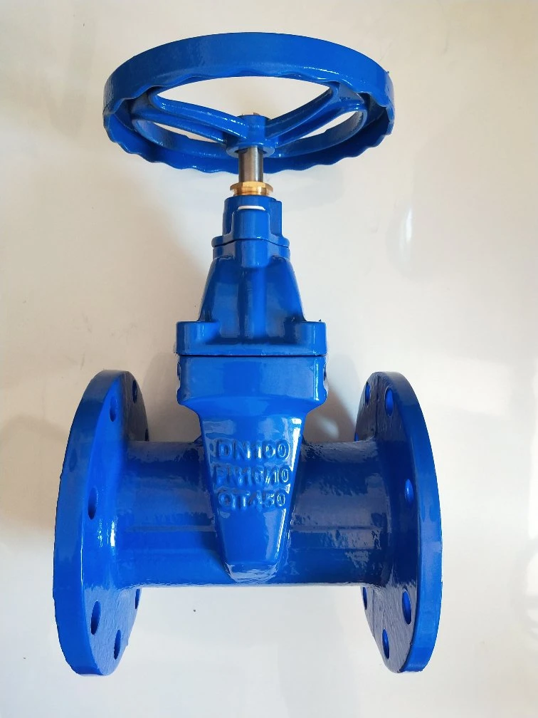 BS4504 GOST DIN F4 Check Water Valve Ductile Iron Resilient Seated Industrial Valve Non-Rising Stem Gate Valve