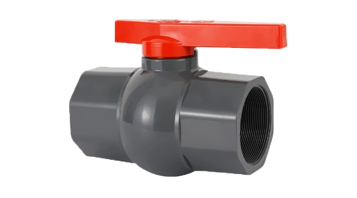 1-1/2&prime; Long Handle Male Threaded PVC Octagonal Ball Valve