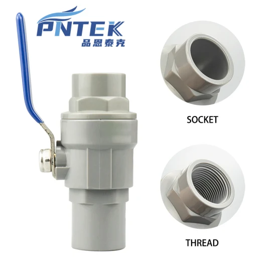 PVC Ball Valve for Water Industrial Usage