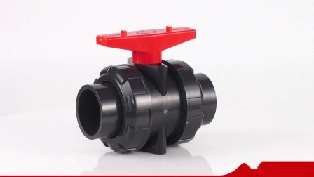 DIN/Tis/ANSI Standard Factory Supply Plastic Compact PVC Ball Valve