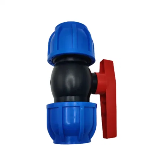 PP Quick Straight Through Valve Plastic Fittings for Farm Irrigation System